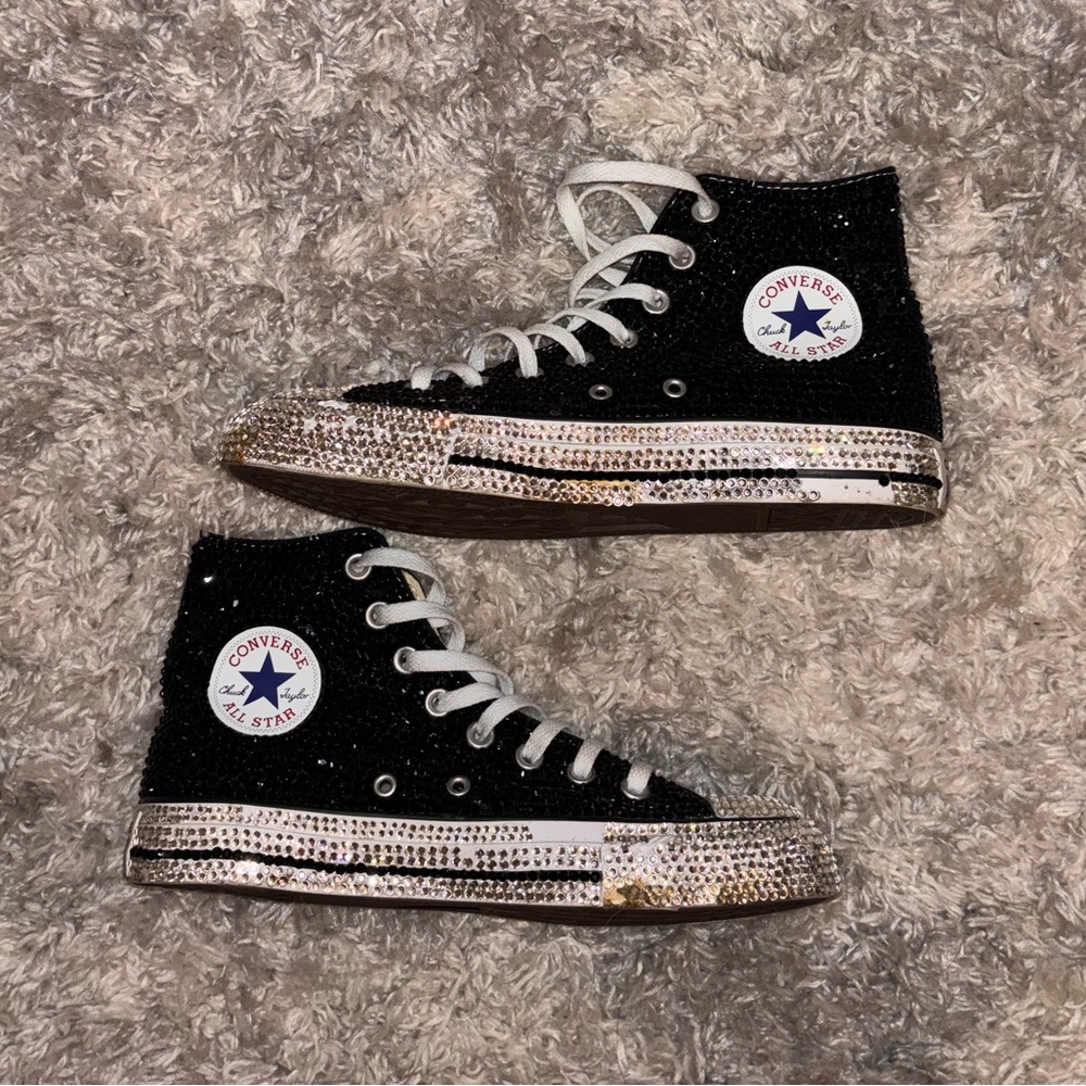 Custom Rhinestone Converse - Picture 4 of 8